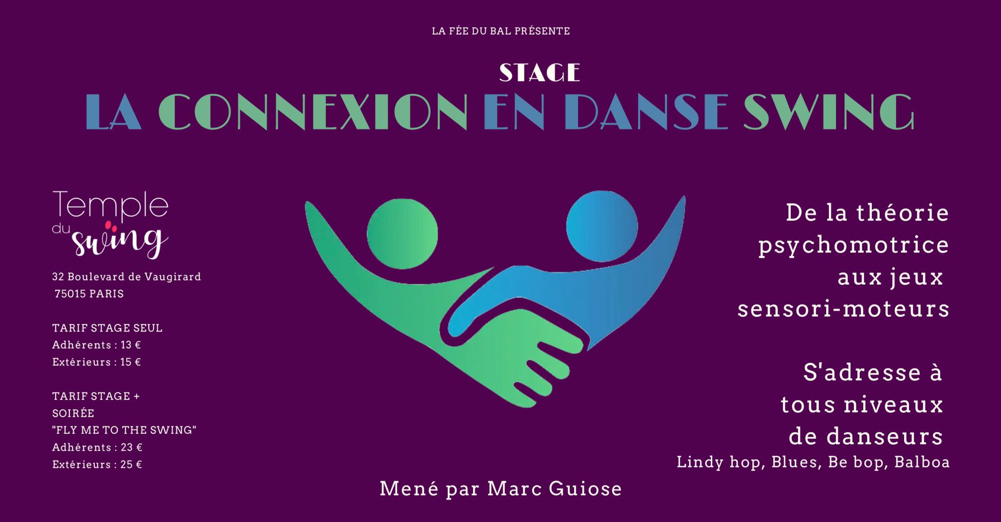 STAGE - LA CONNEXION EN DANSE SWING