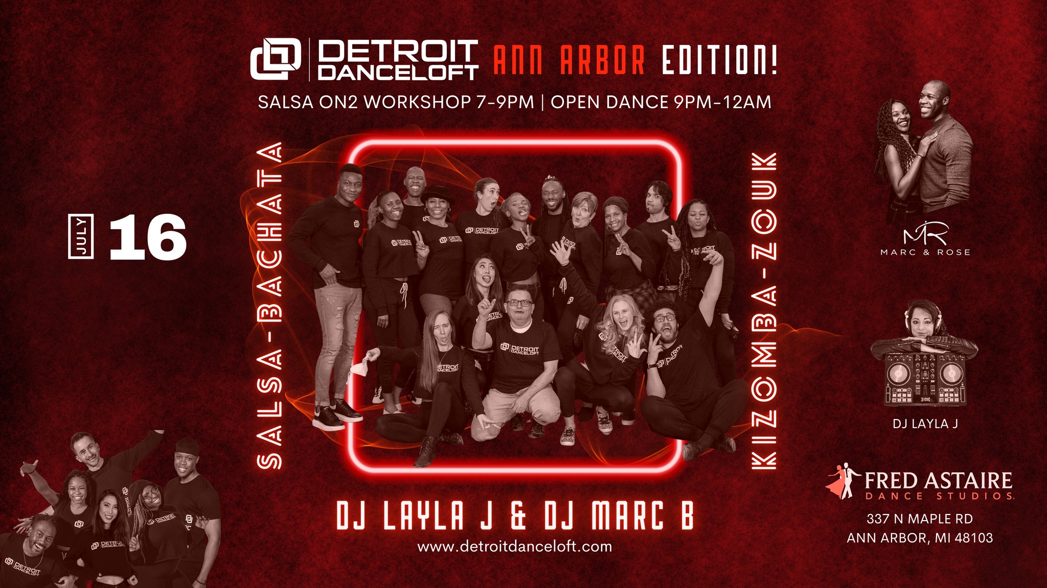 *Ann Arbor* Dance Loft - Open House Salsa Workshop & Afro-Latin Dance Social