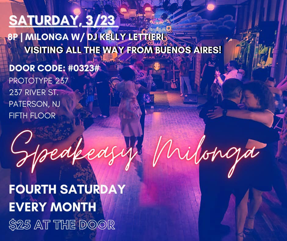 Speakeasy Milonga w DJ Dimon