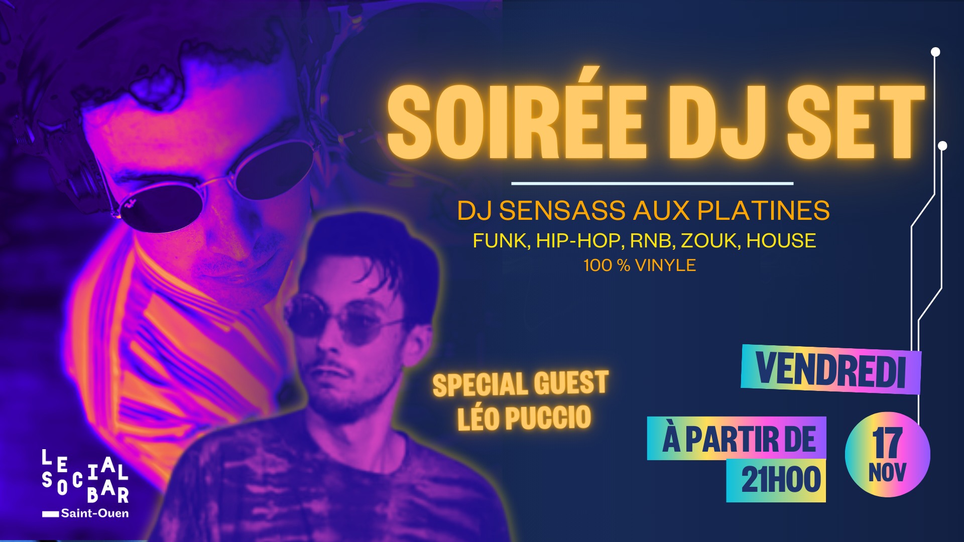 SOIRÉE DJ SET : DJ SENSASS AUX PLATINES
