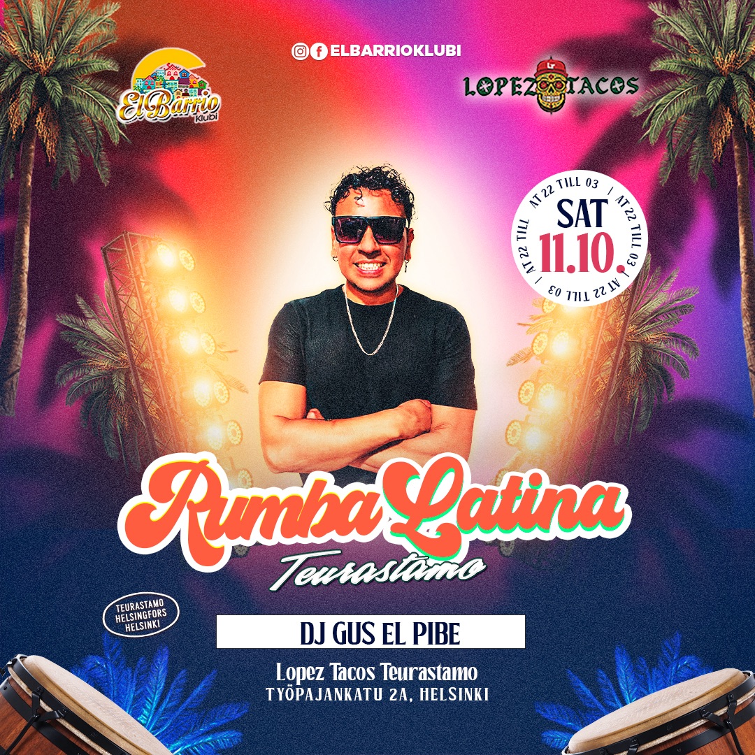 Rumba Latina Teurastamo DJ Gus