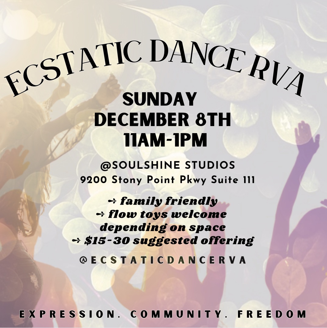 Ecstatic Dance Sunday!