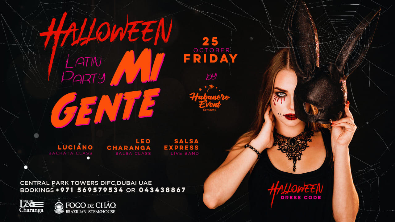 Halloween Latin Party "Mi Gente "