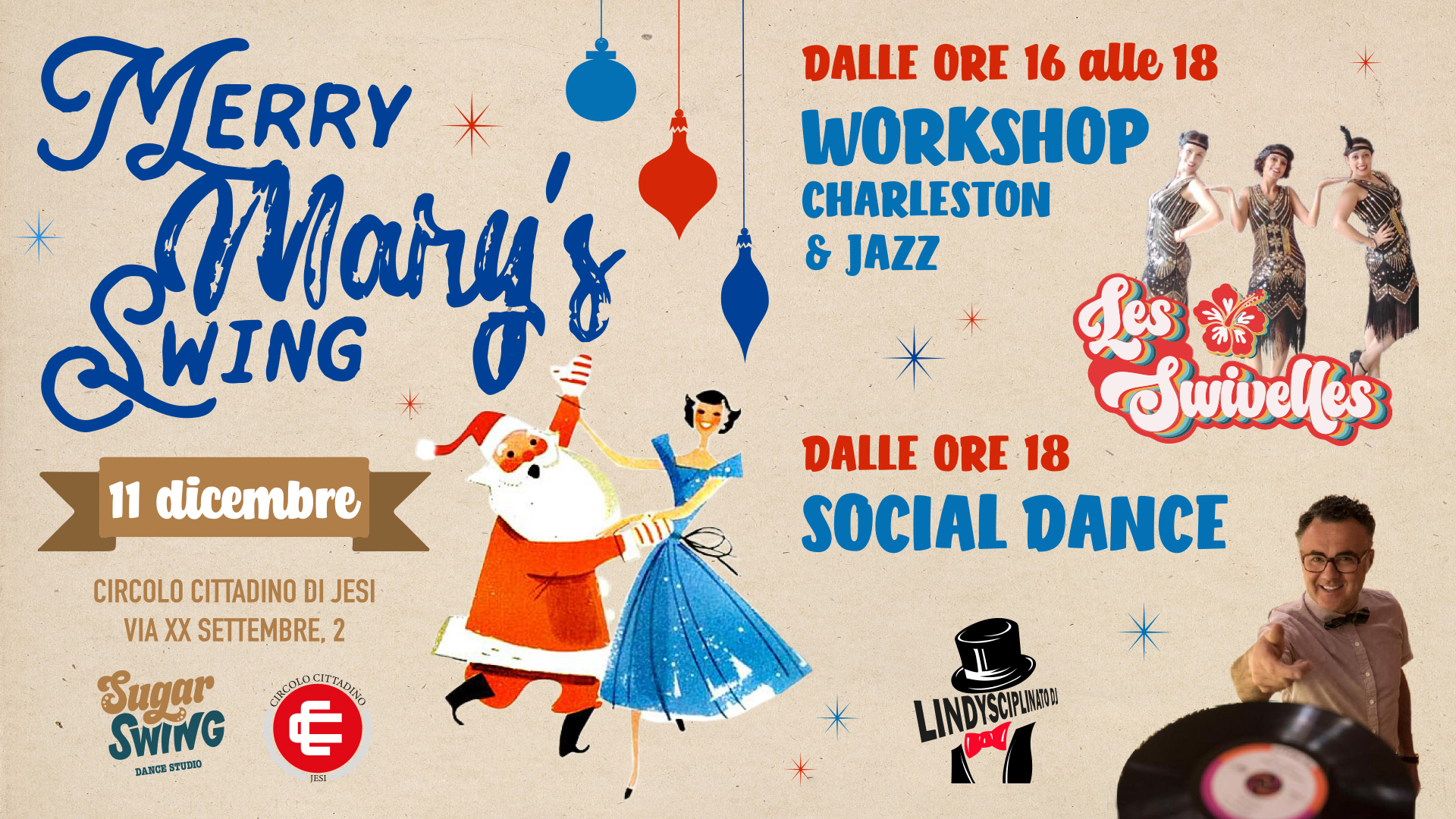 Merry Mary's Swing ✮ WS di Charleston e Jazz & Lindysciplinato DJ