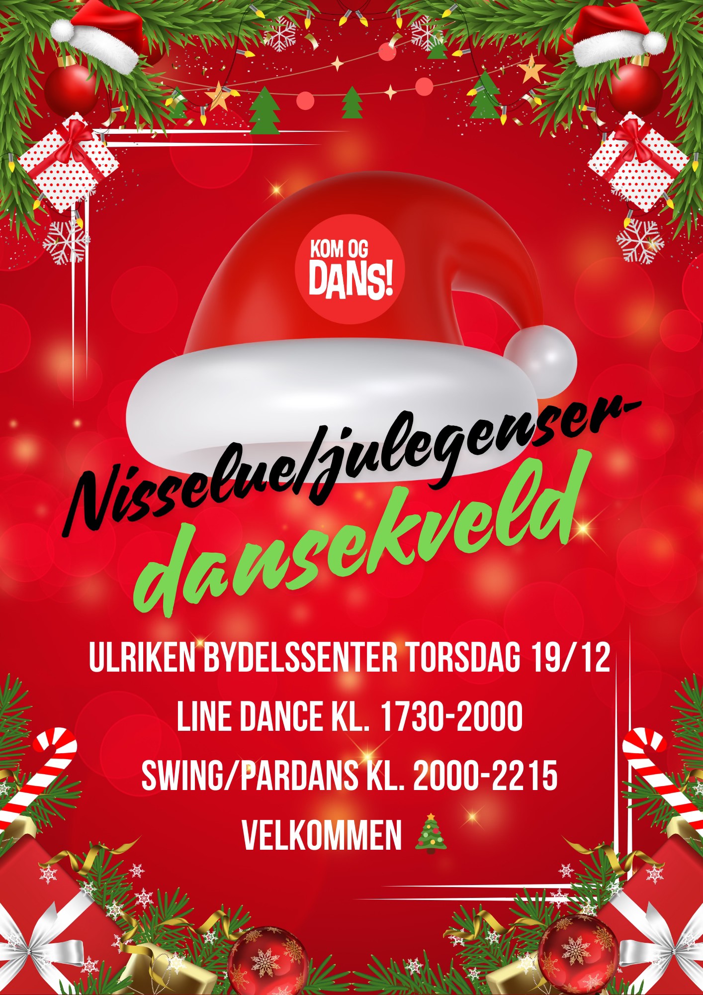 Nisselue- julegenser-dansekveld