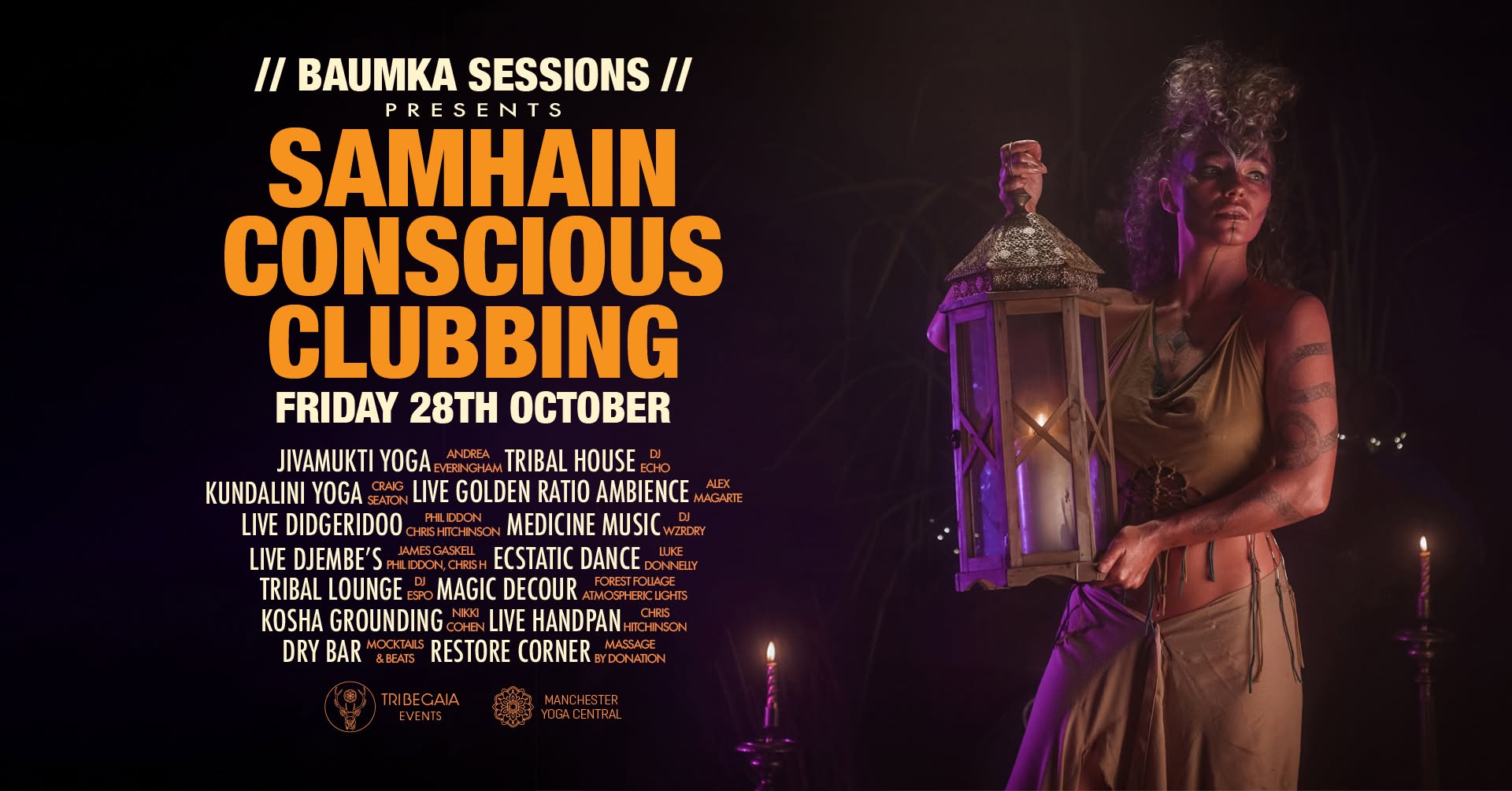 BAUMKA SESSIONS SAMHAIN SOBER CLUBBING AT VICTORIA WAREHOUSE