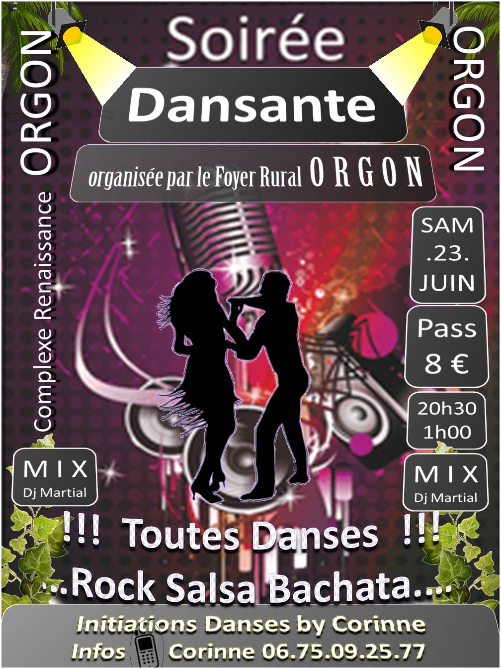 Soirée Toutes Danses Rock Salsa Bachata ORGON !