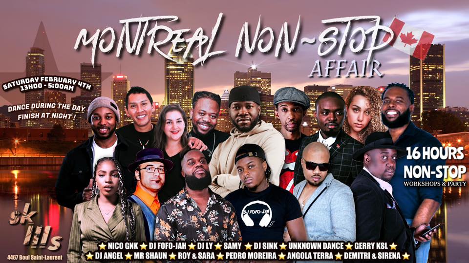 ⭐️ MONTREAL NON-STOP AFFAIR - SAMEDI 4 FÉVRIER 2023