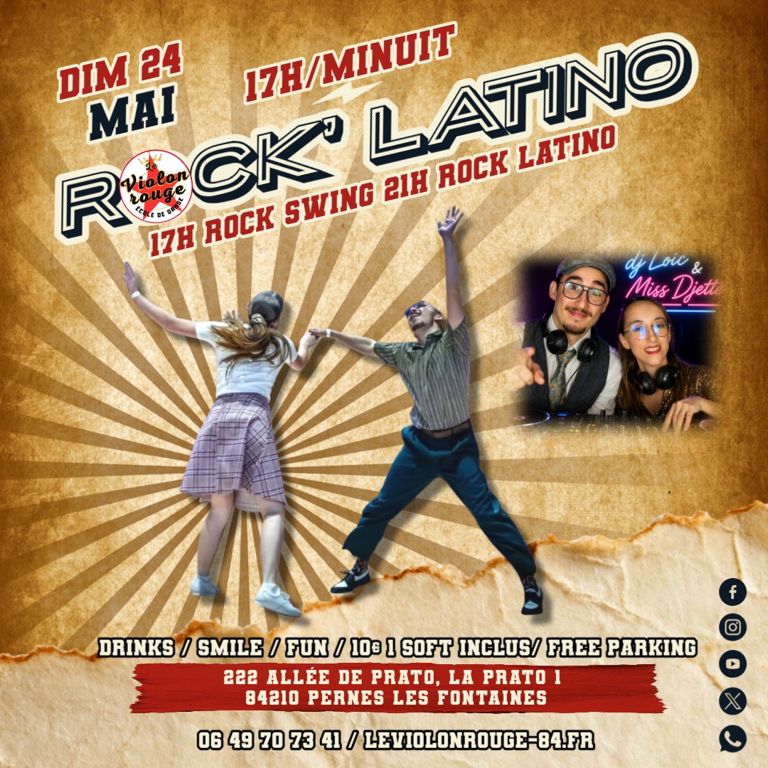 Veille de jour férié Soirée Rock Boogie Swing Latino