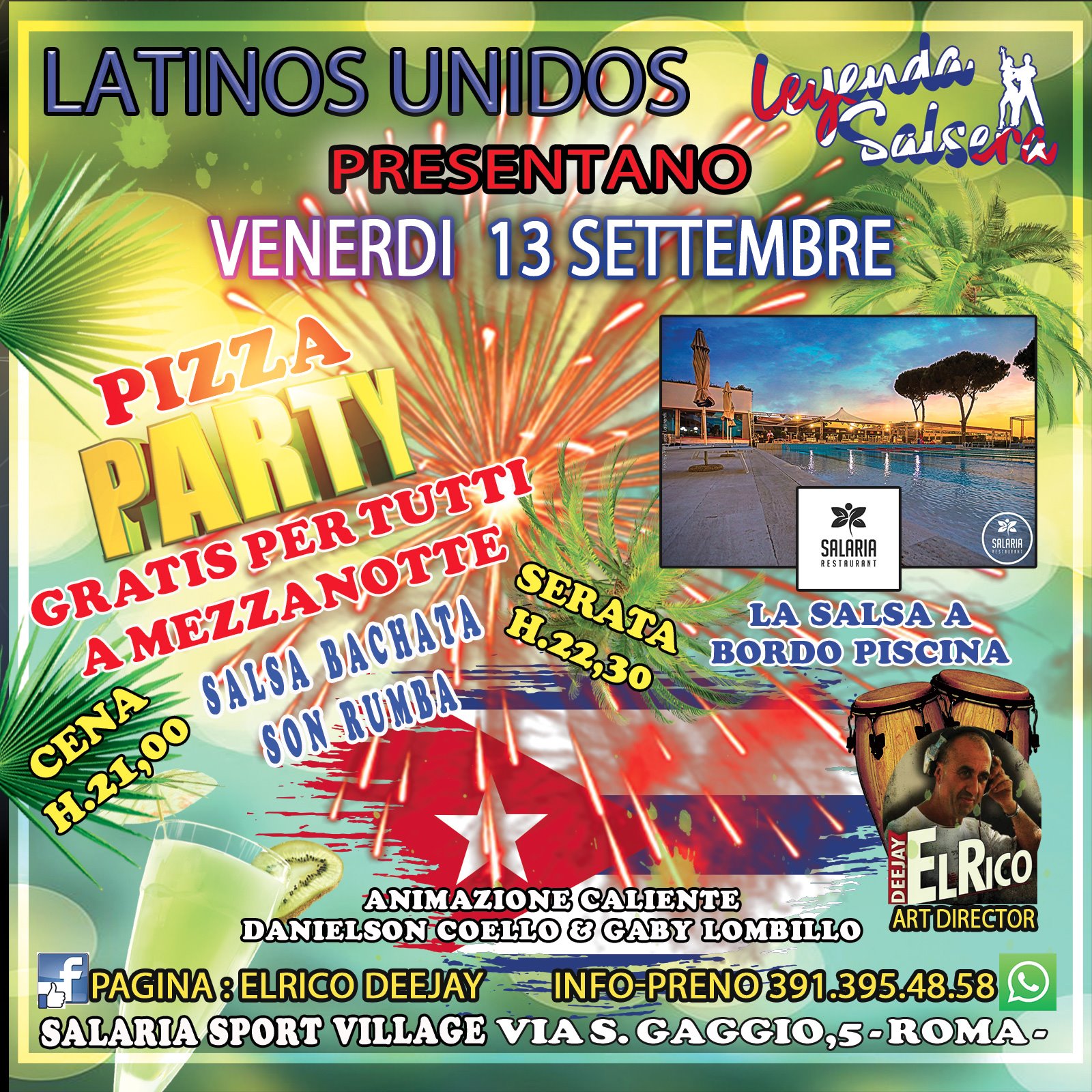 Venerdi' 13 Settembre 2019 - Salaria Sport Village - Il Venerdi'