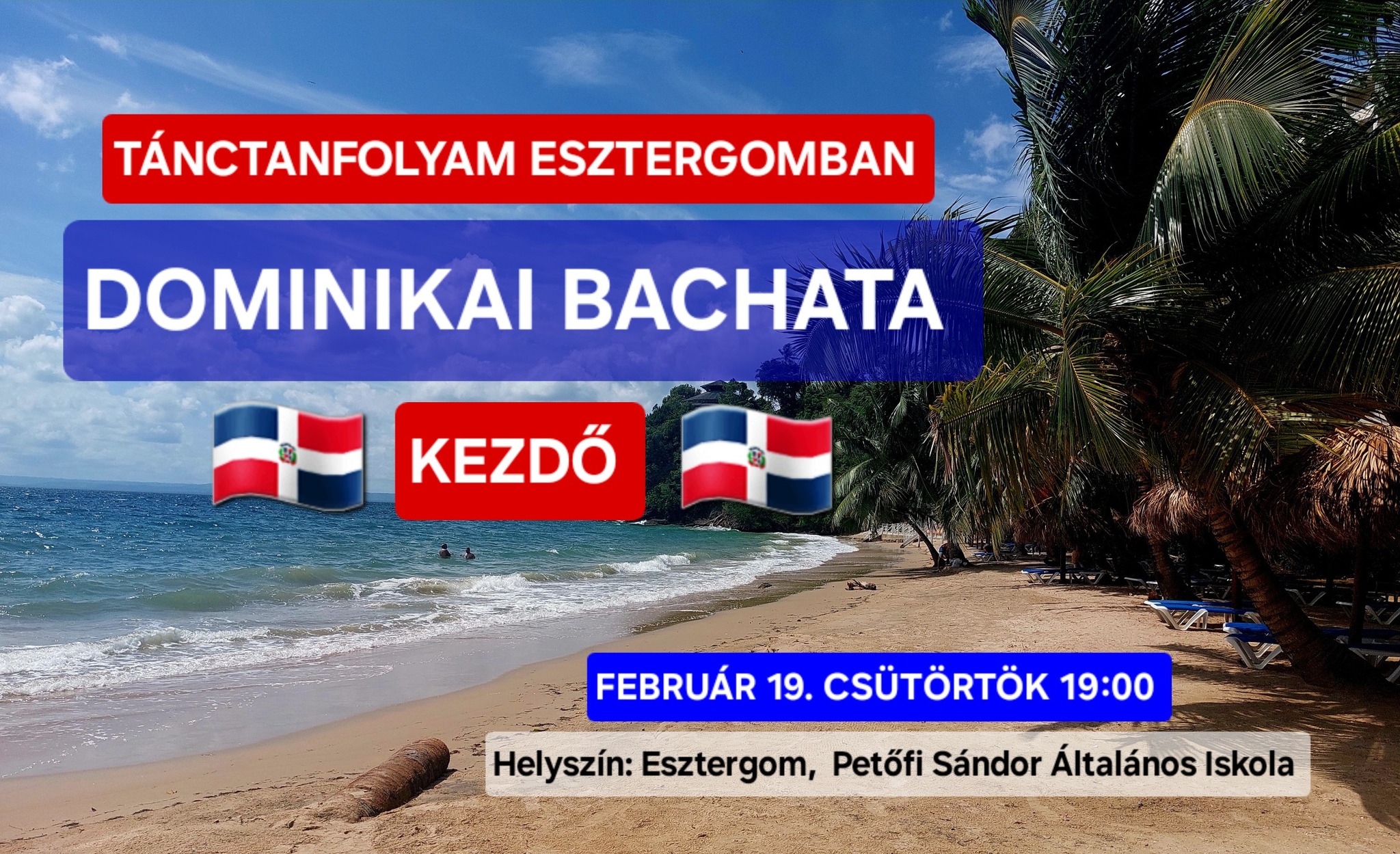 Dominikai BACHATA KEZDŐ Esztergomban