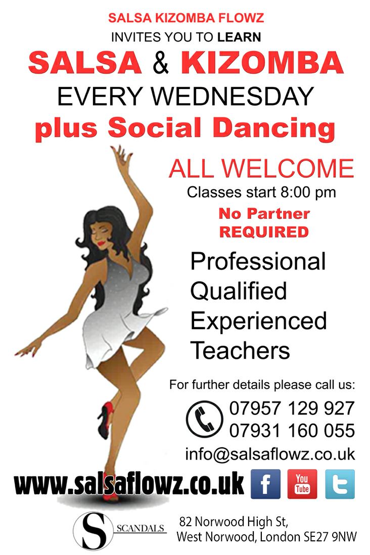 Wednesdays in West Norwood - Learn Salsa & Kizomba feat. Djsousa