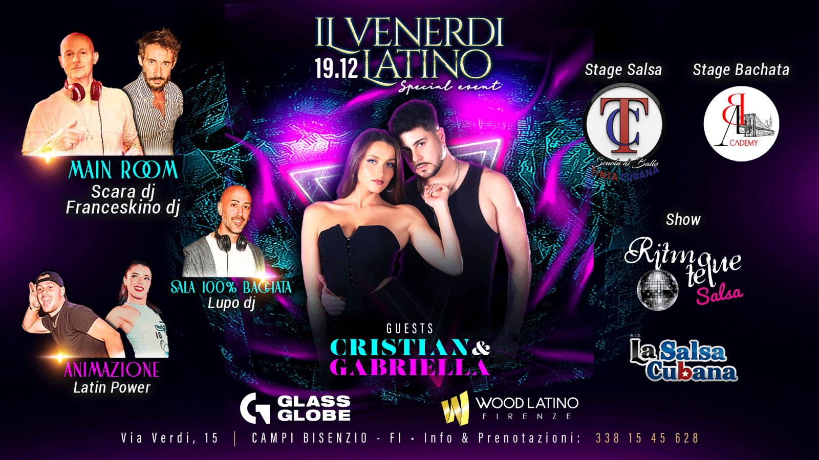CRISTIAN & GABRIELLA @ GLASS GLOBE by Wood Latino