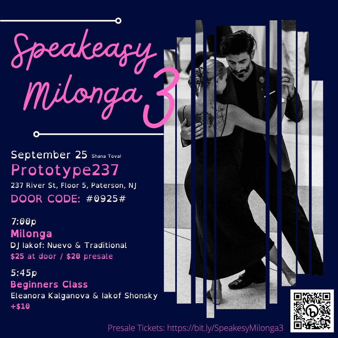 Speakeasy Milonga 3!