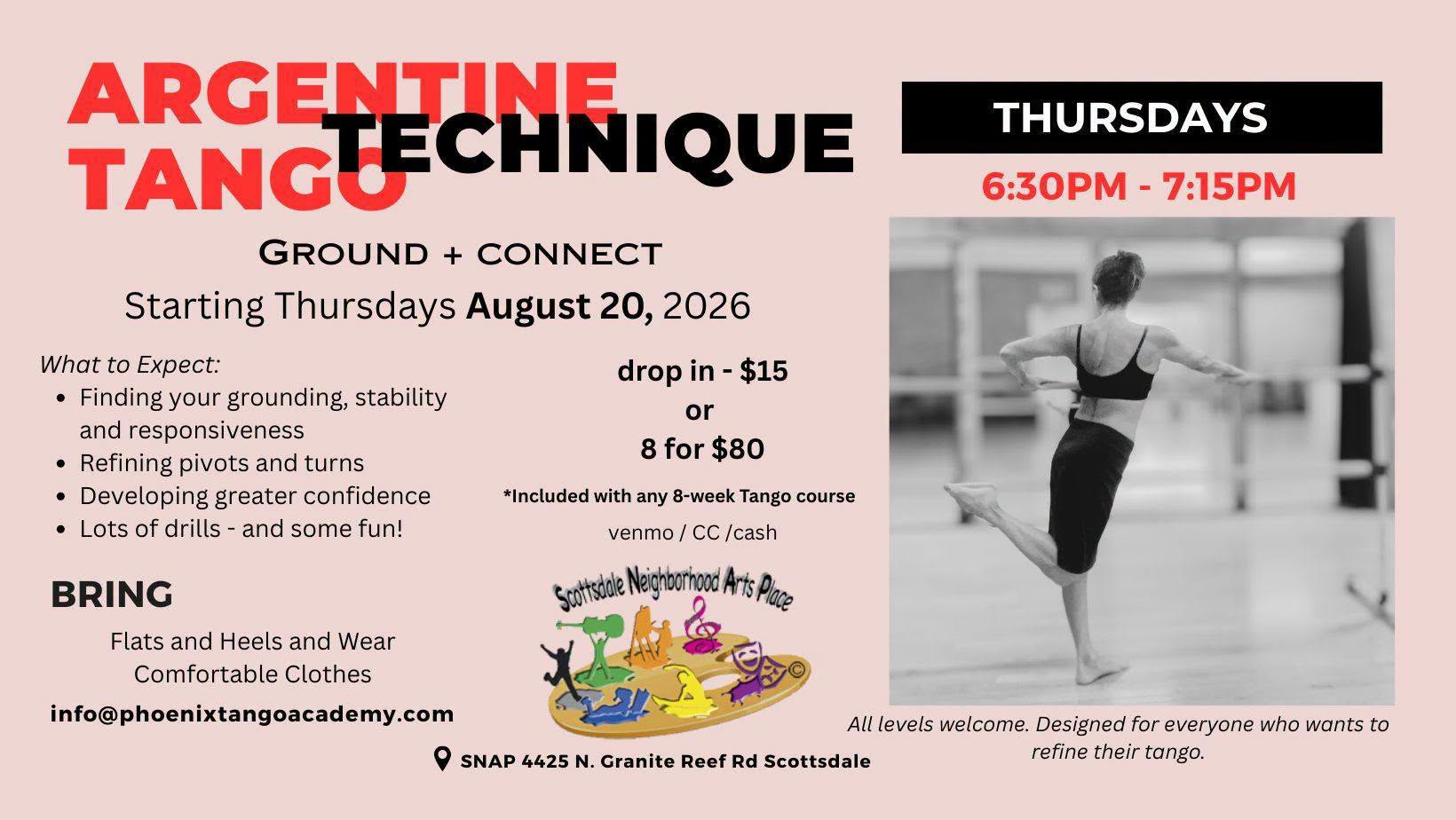 Argentine Tango TECHNIQUE: both roles