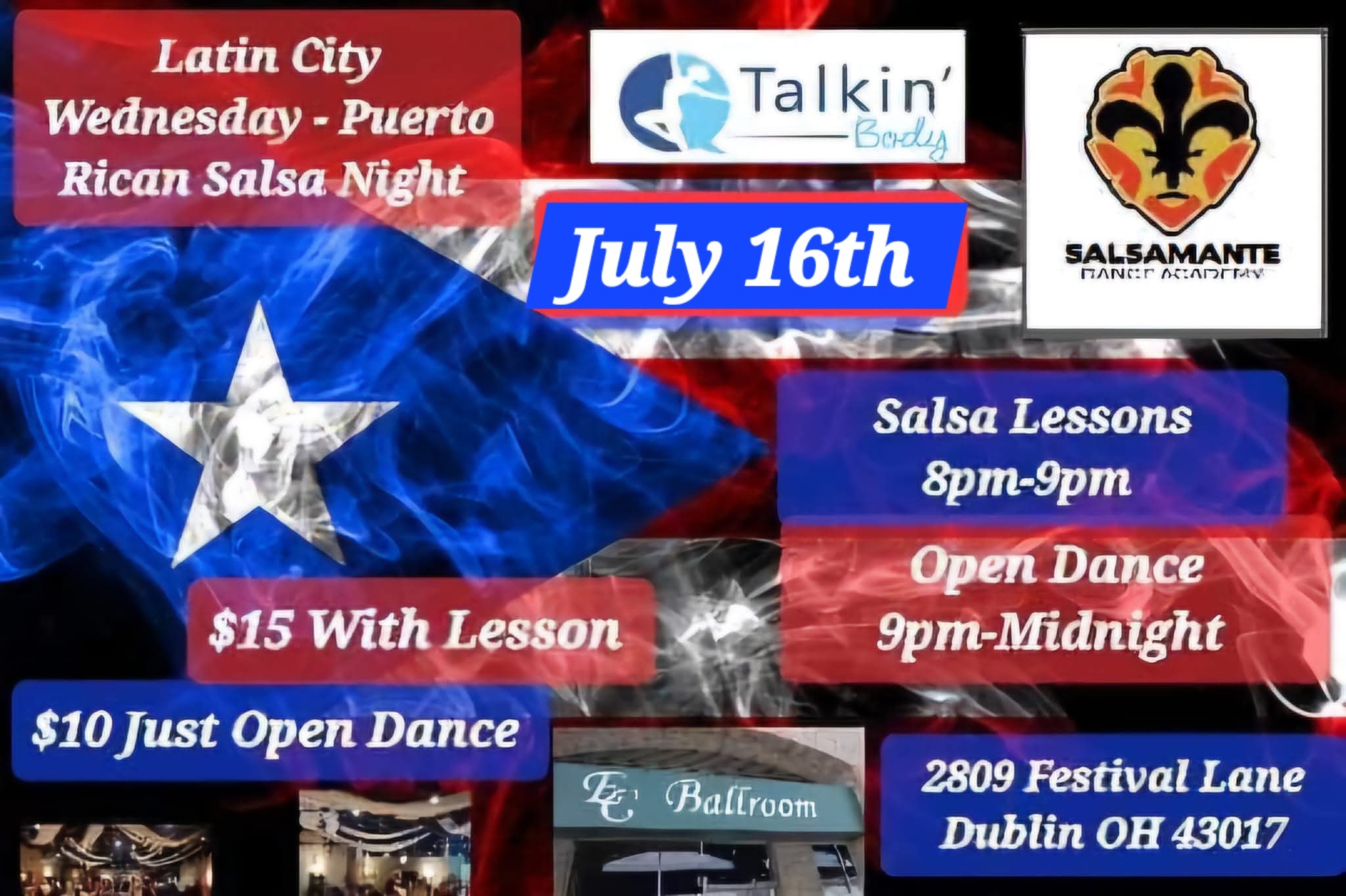 Latin City Wednesday - Puerto Rican π΅π· Salsa Night