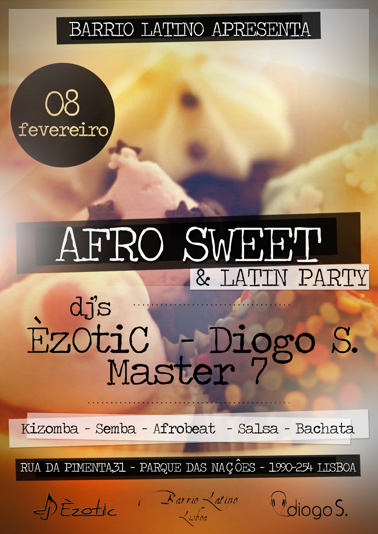 !!! HOJE!!! AFRO SWEET & LATIN PARTY @ BARRIO LATINO - SÁBADO 8 - !!! HOJE!!!