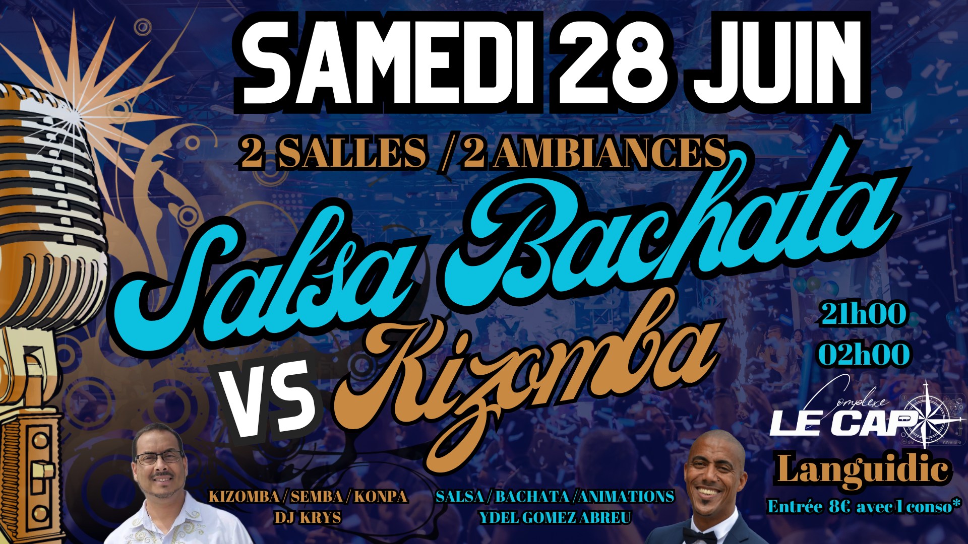 Salsa Bachata vs Kizomba au Cap3000 2 salles 2 ambiances 🎶