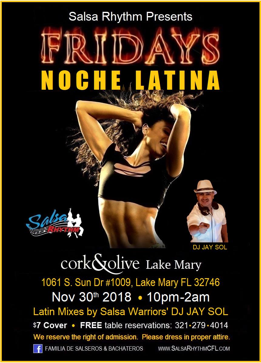 Salsa Rhythm's Friday Noche Latina
