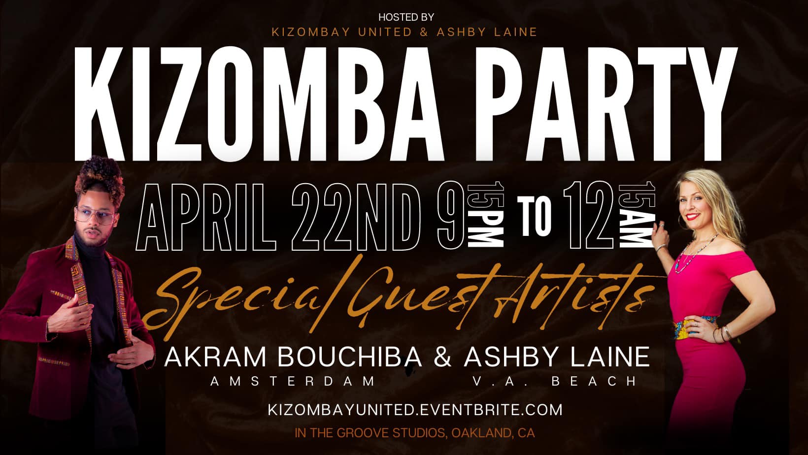 Kizomba Party - Special Guest Artists Akram Bouchiba & Ashby Laine