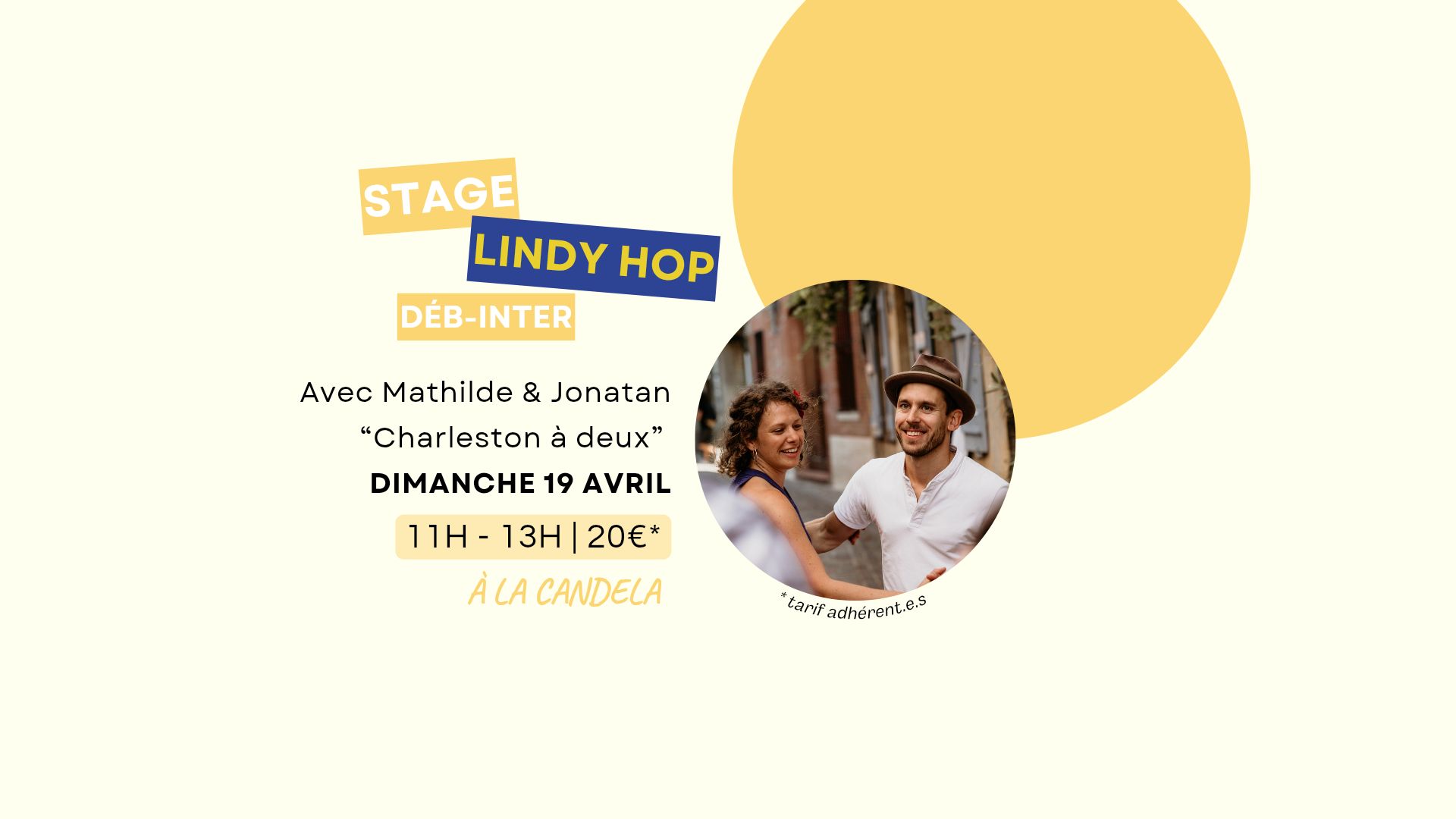 Stage Lindy Hop - Charleston à deux & variations