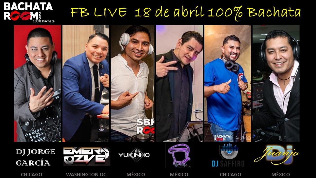 Bachata Room 100% Bachata -FB live- #QuédateEnCasa