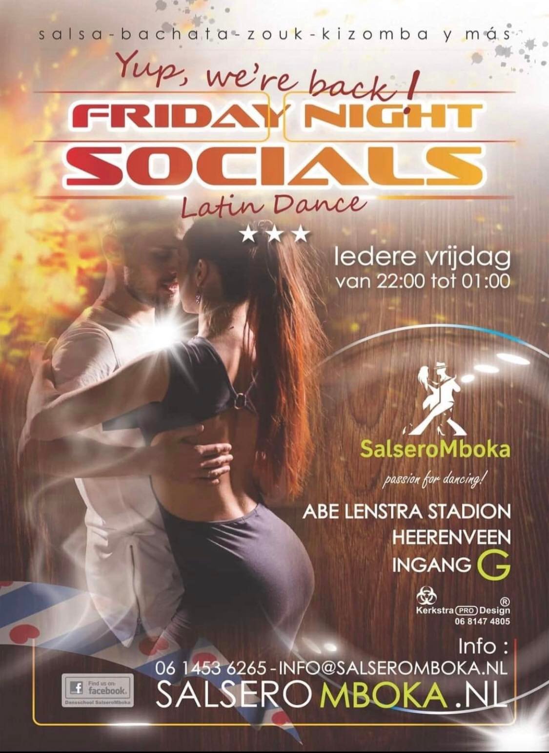 Friday's Night Socials@Salseromboka Heerenveen