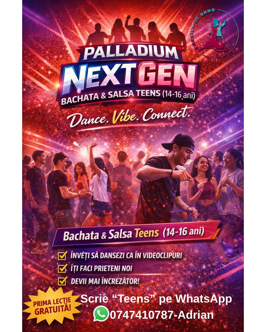Palladium NextGen Bachata & Salsa Teens (14 16 ani)