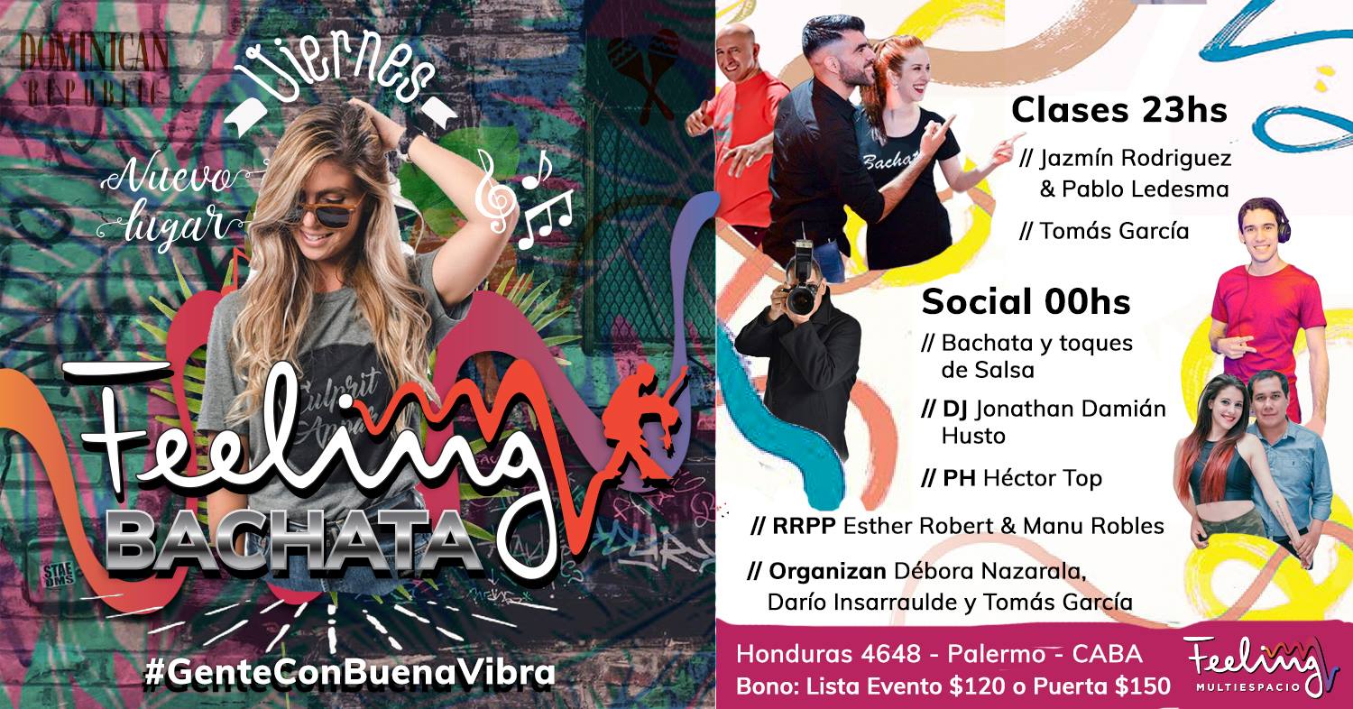 Feeling Bachata Viernes 15 12 con #GenteConBuenaVibra
