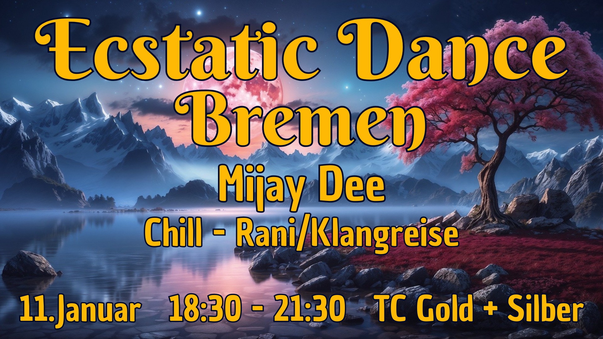 Ecstatic Dance Bremen - Mijay Dee - Warm up Narayani - Chill Konzert Rani Klangreise