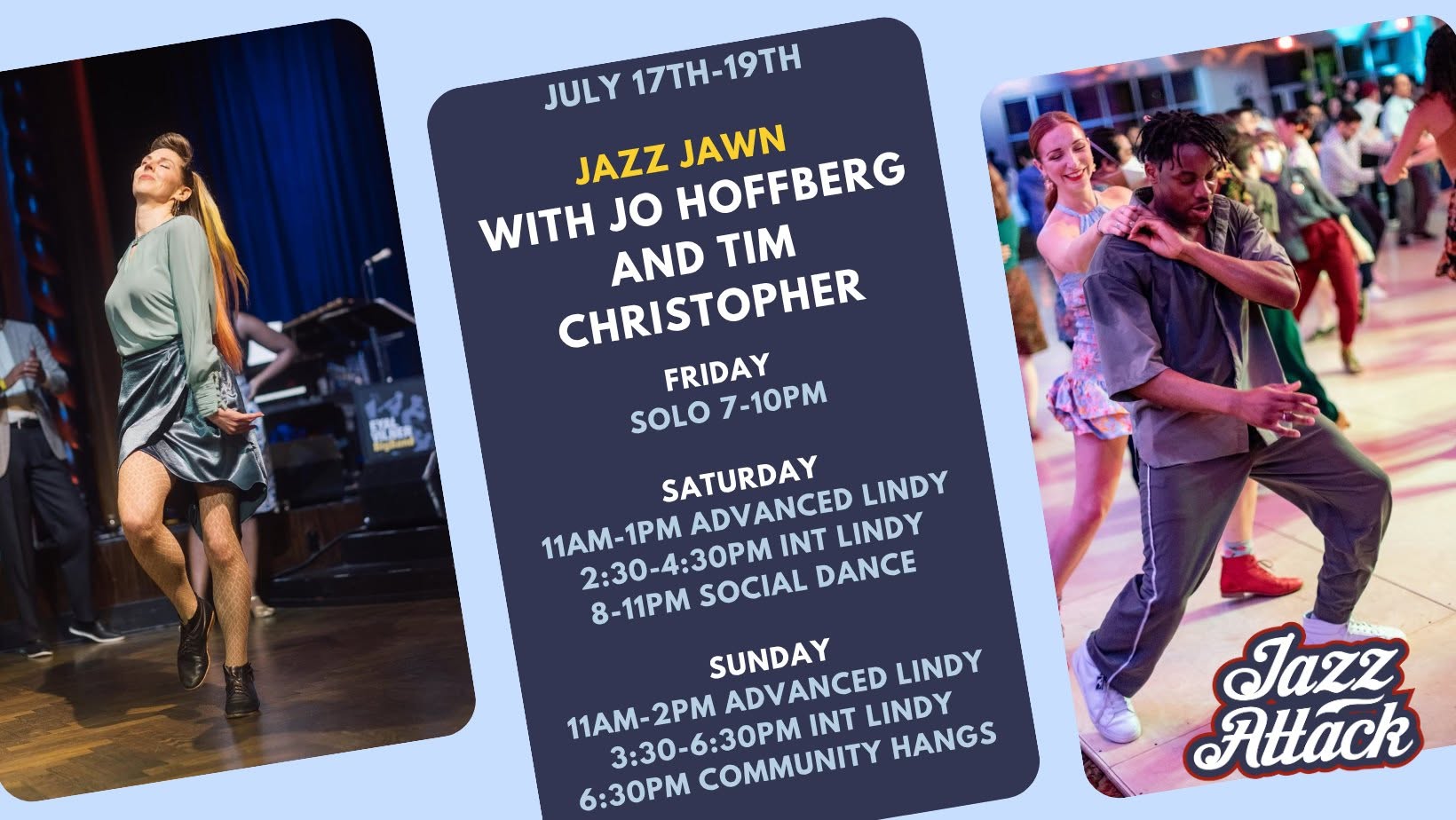 Jazz Jawn: Lindy Hop & Solo Jazz Workshops with Jo Hoffberg & Tim Christopher