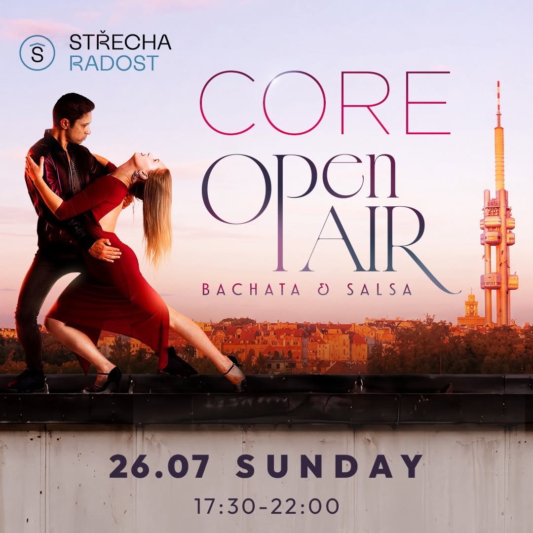 CORE Open Air Bachata & Salsa Party at Radost Rooftop ☀️💃