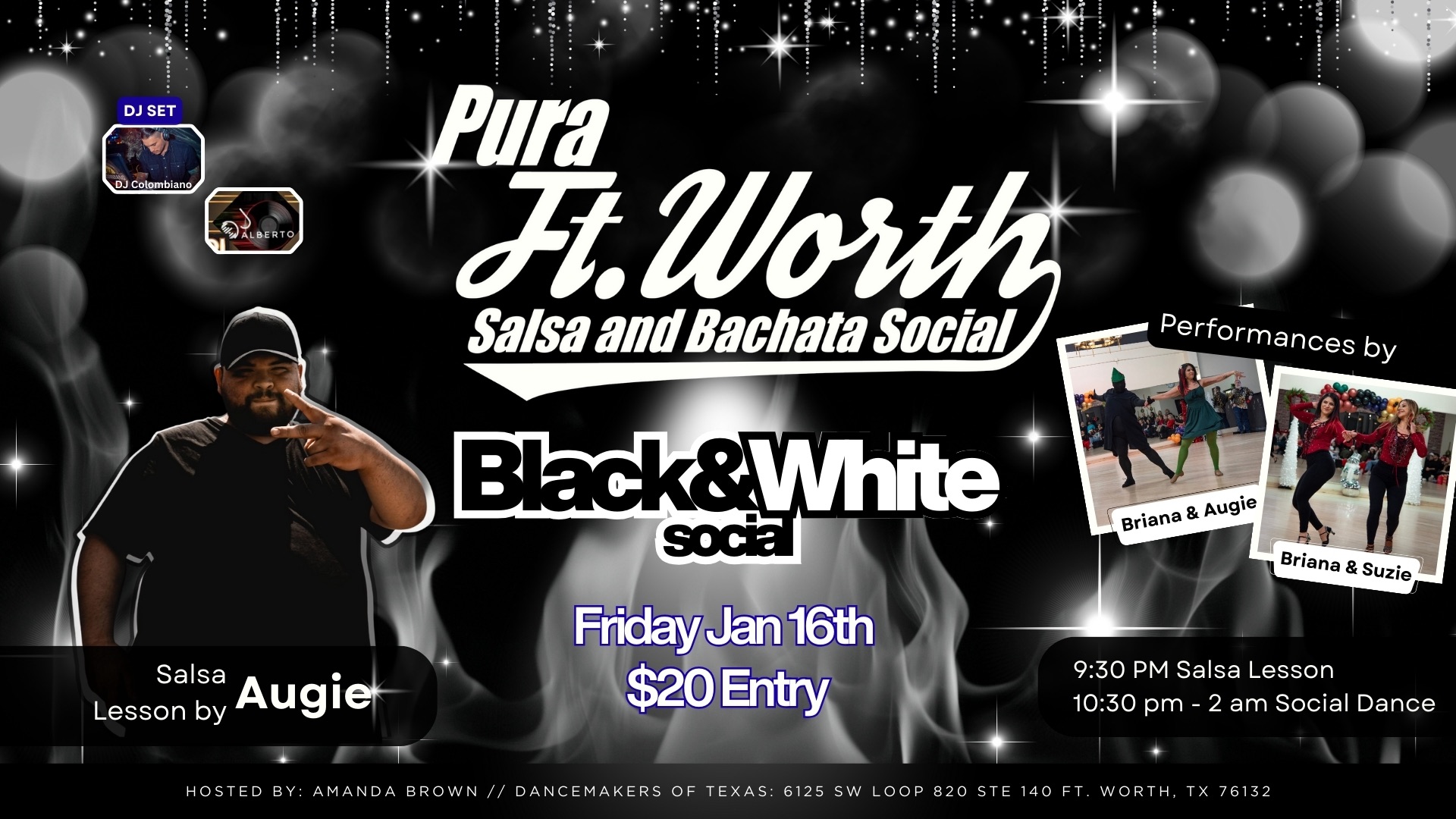 Pura Ft. Worth Salsa & Bachata Social January 16th 2026