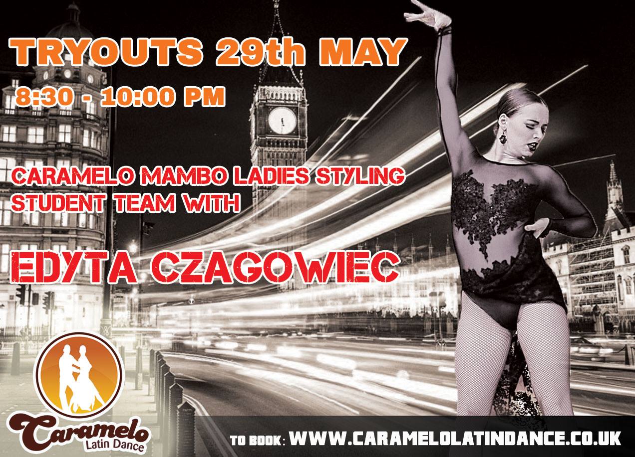 Caramelo Mambo On2 Ladies Team w Edyta Czagowiec - 29 May!