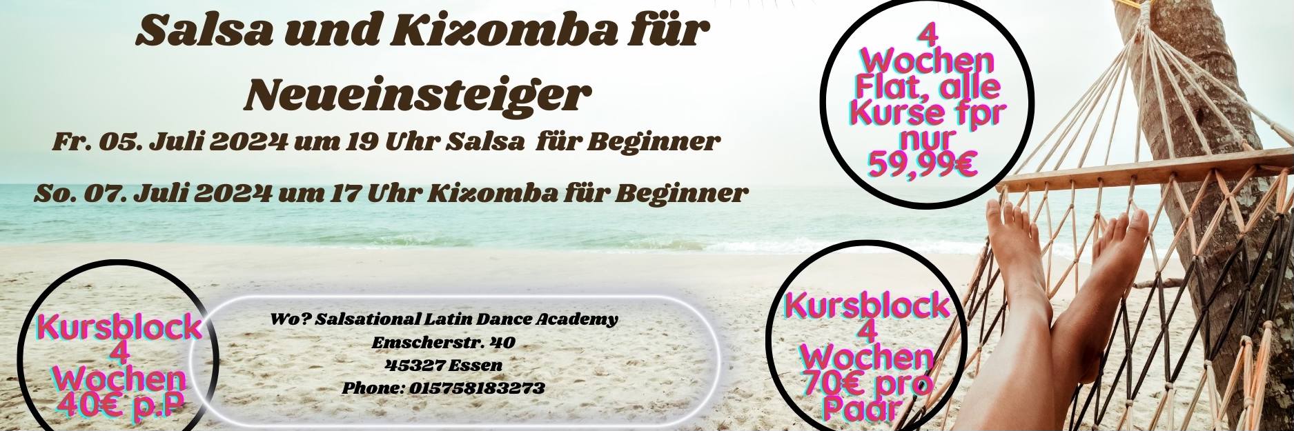 Salsa und Kizomba Kurse für Beginner