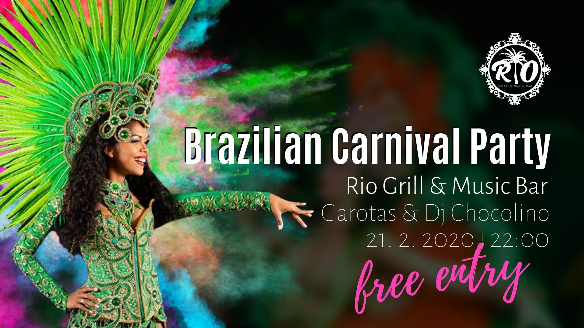 Brazilian Carnival Party Garotas Show & Dj Chocolino