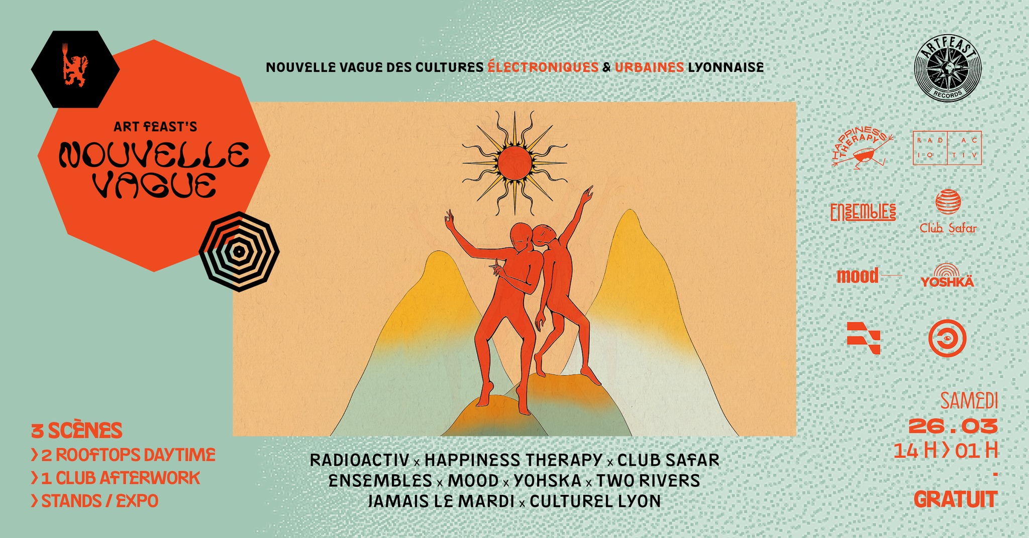 ART FEAST'S NOUVELLE VAGUE _ OPEN AIR _ (Gratuit)
