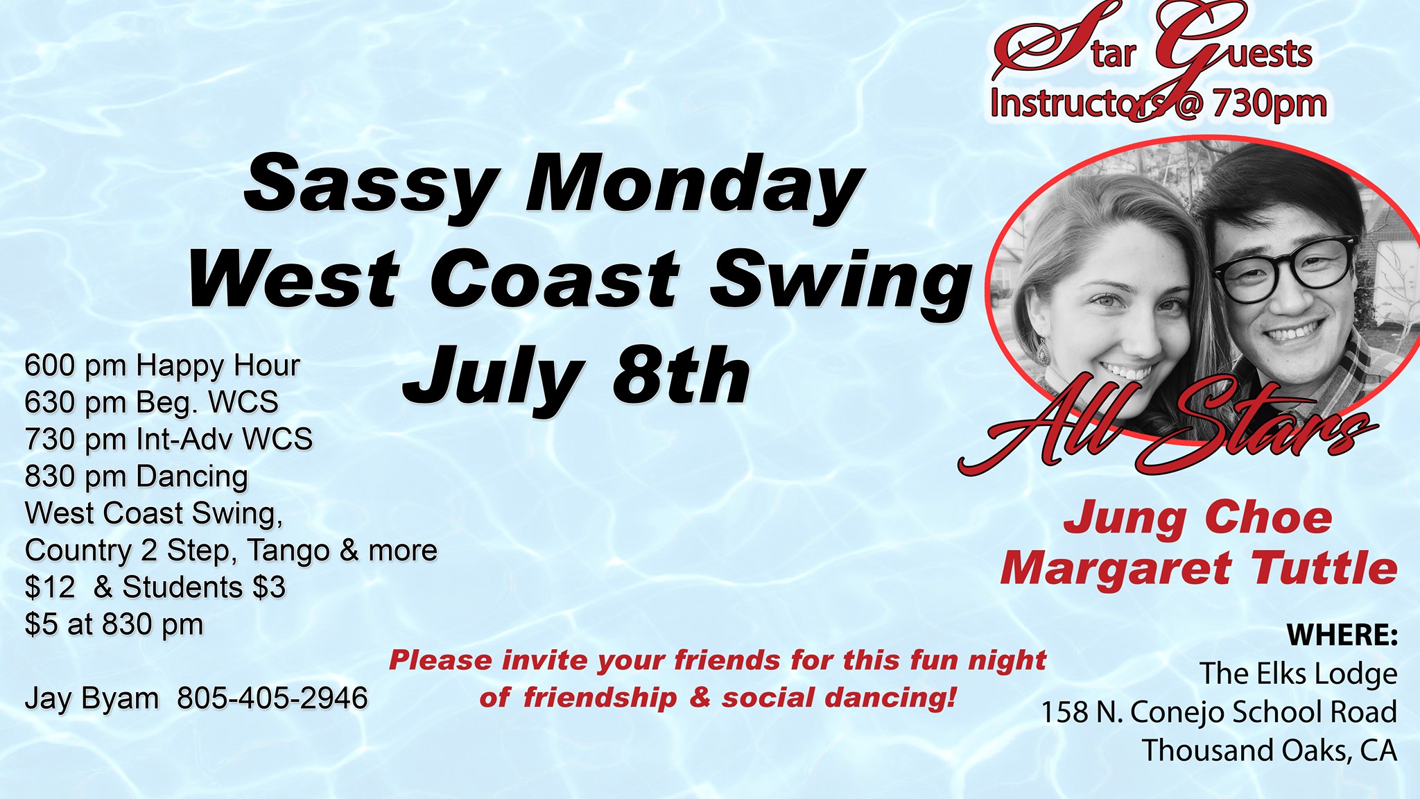Sassy Monday West Coast Swing Jung Choe & JAY