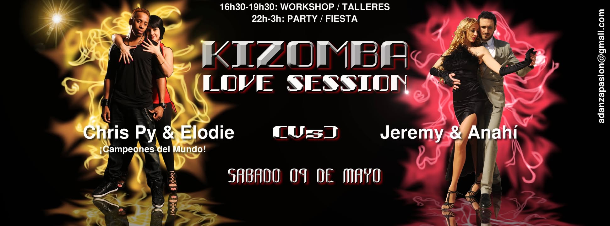 BARCELONE KIZOMBA WORKSHOP WITH WORLD CHAMPION