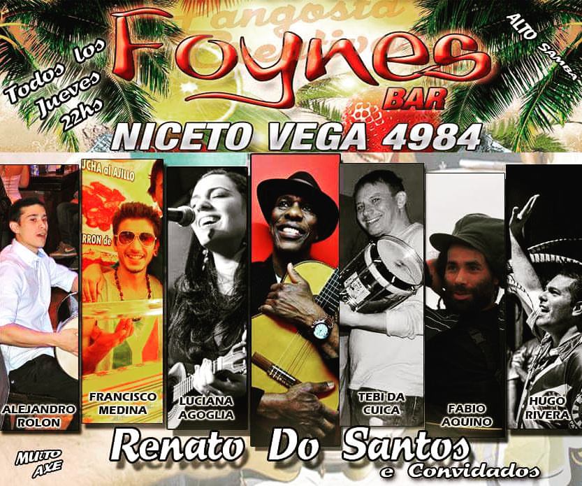 Jueves 10 de dic: Roda de Samba con Renato!!! ENTRADA LIBRE!!10