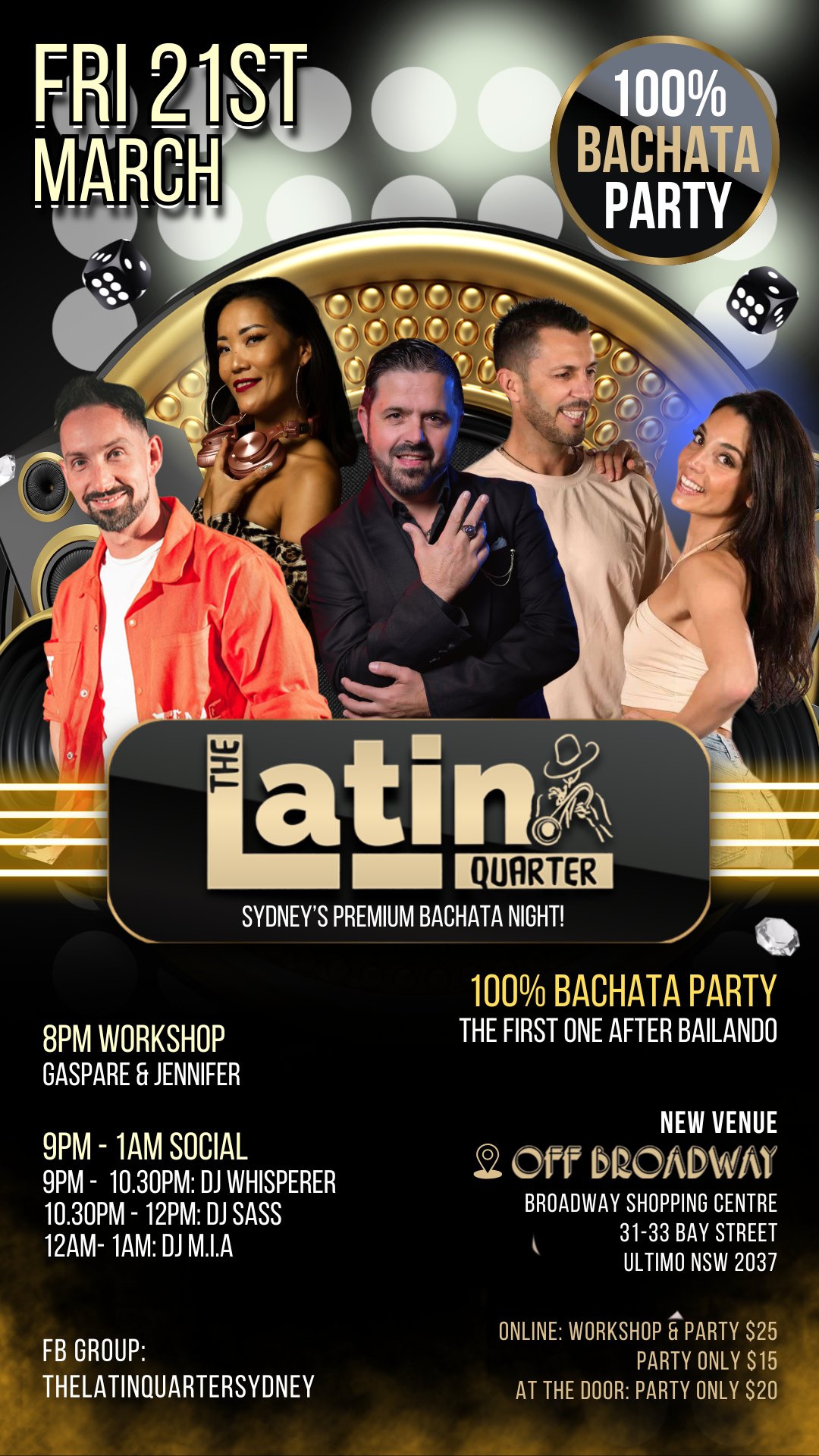 The Latin Quarter 100% Bachata Party - MARCH EDITION
