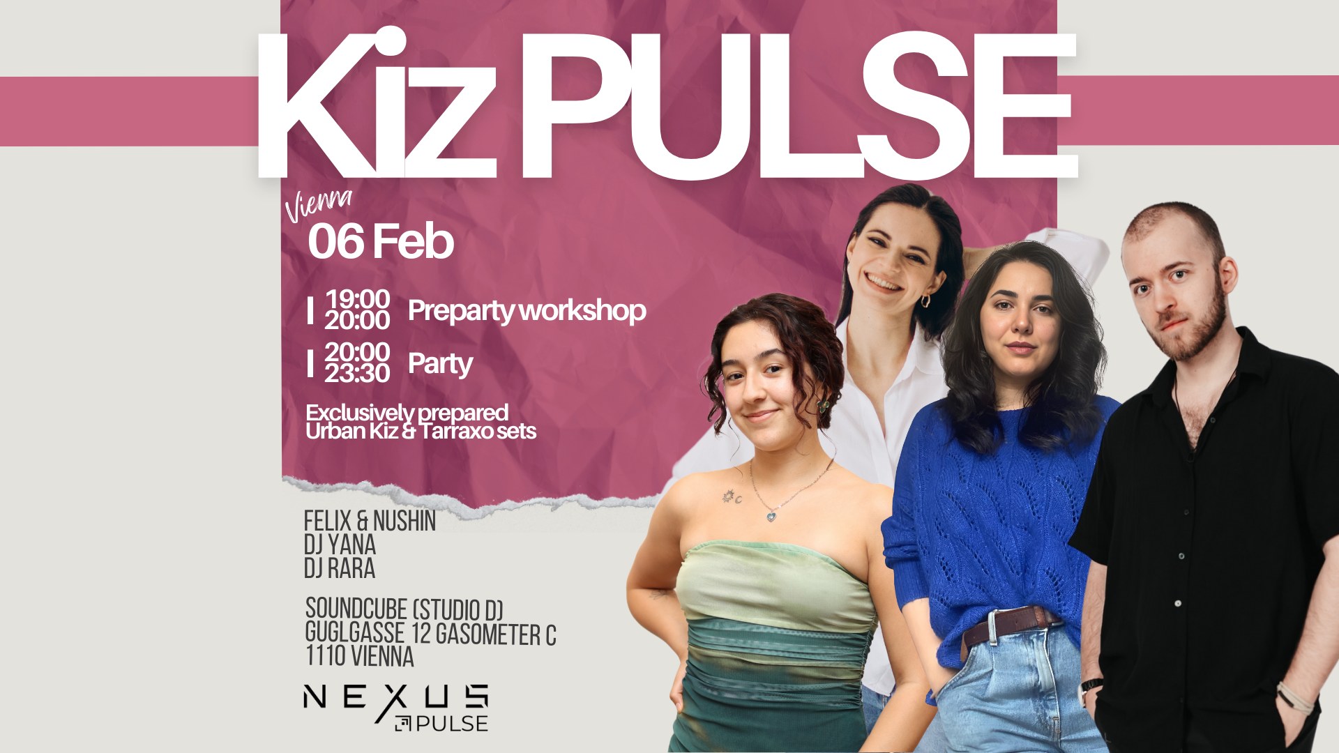 NEXUS:pulse - Urban Kiz parties in Vienna