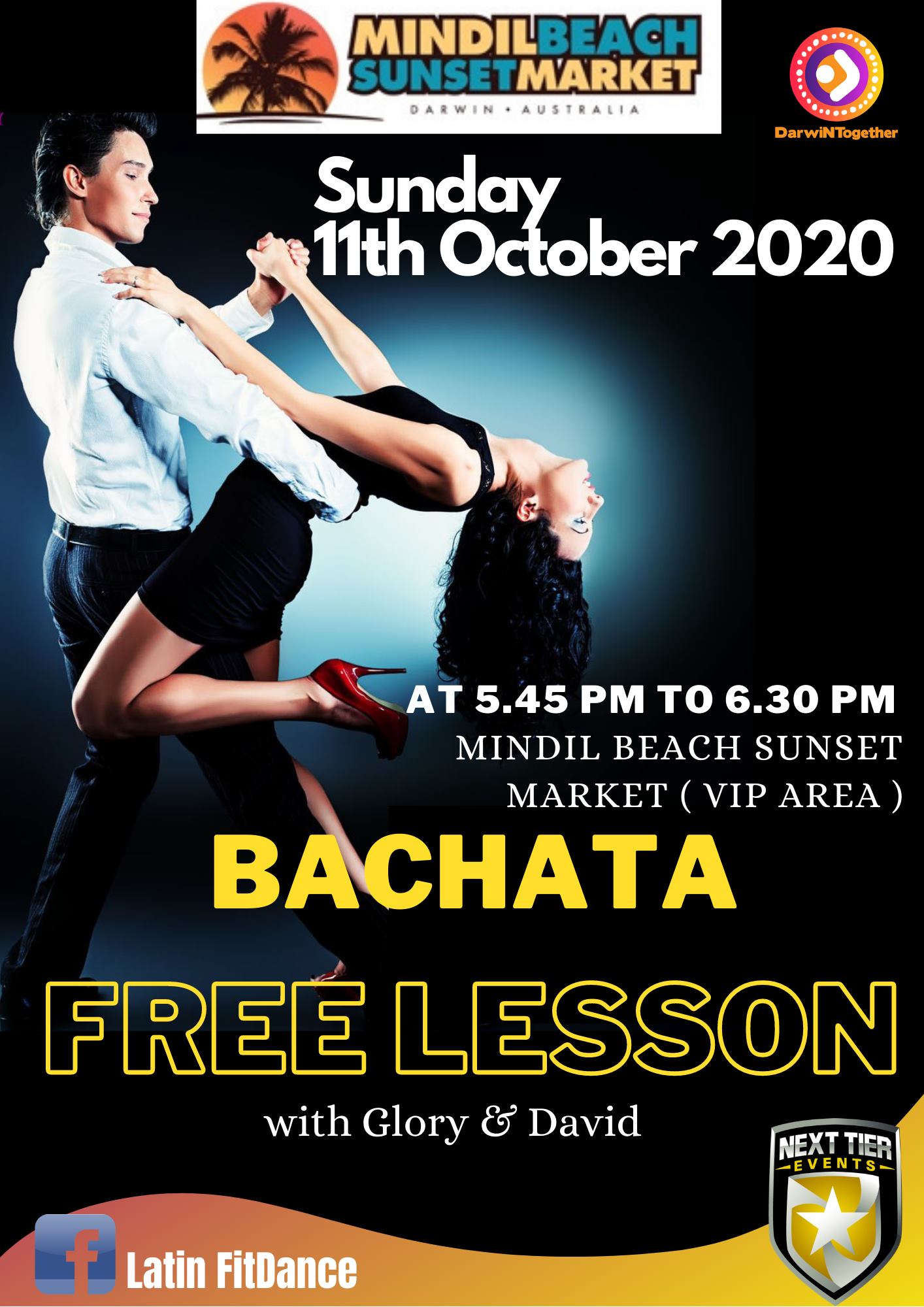 Free Bachata Dance Class at Mindil Market