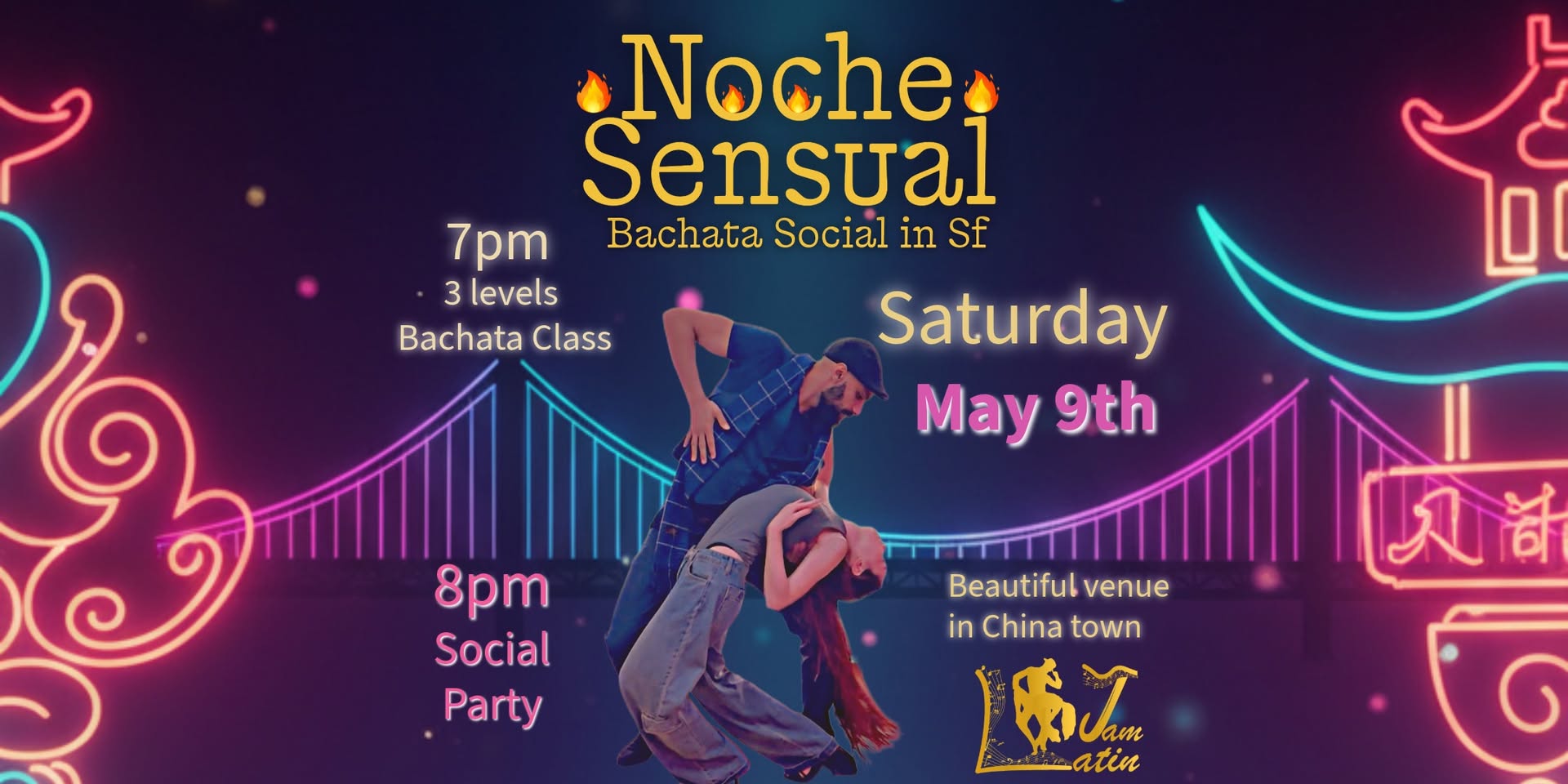 Bachata Social in Sf Saturday Noche Sensual Bachata class and Party