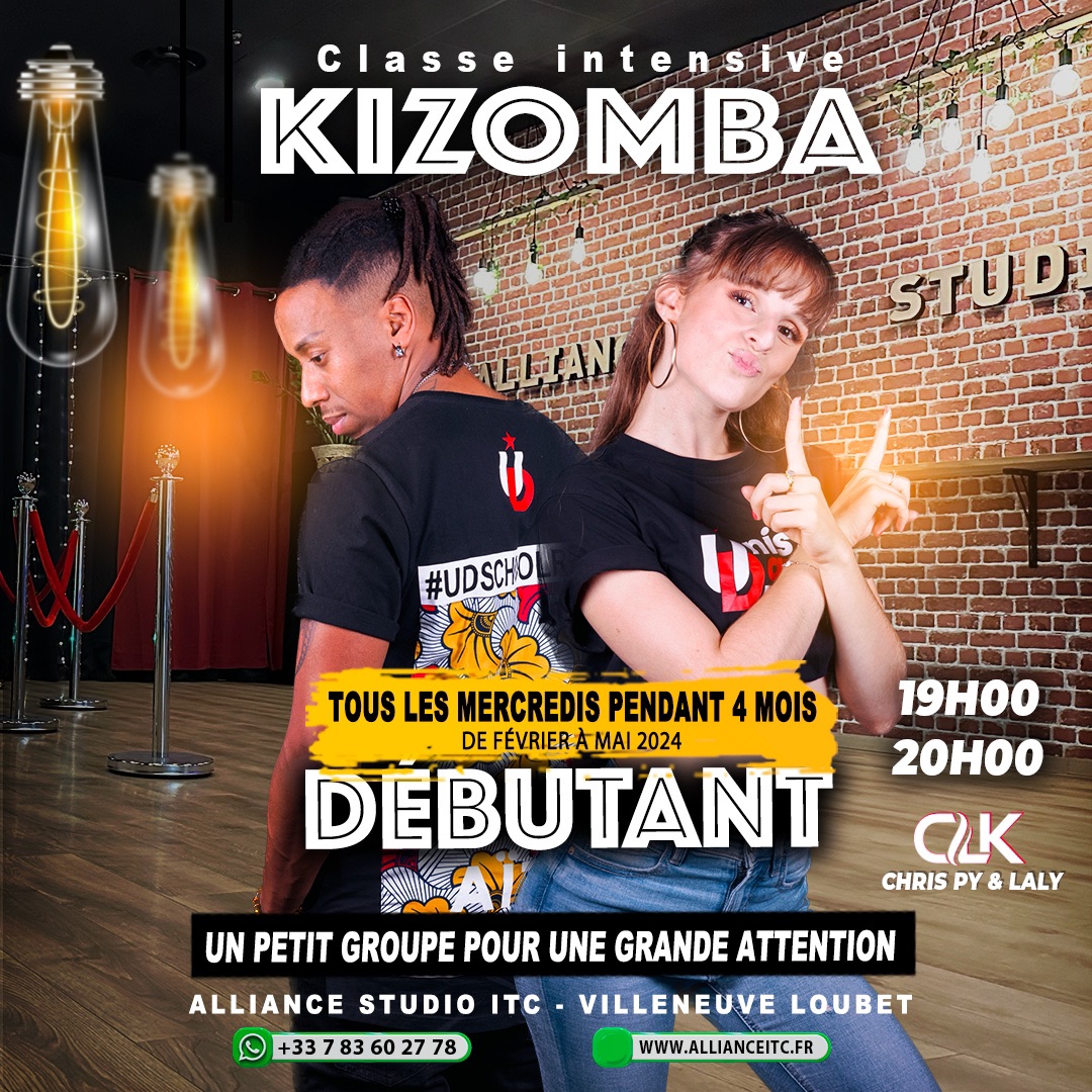 Classe Intensive Kizomba ( Débutant ) avec Chris Py & Laly