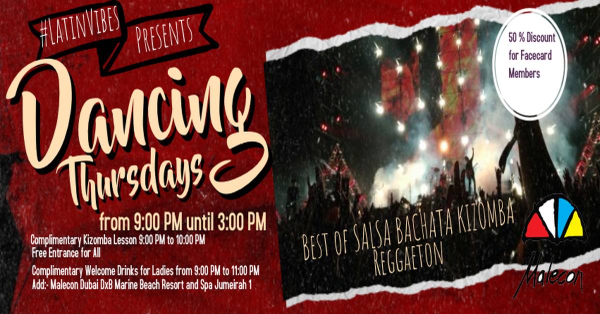 Dancing Thursdays by Team #LatinVibes