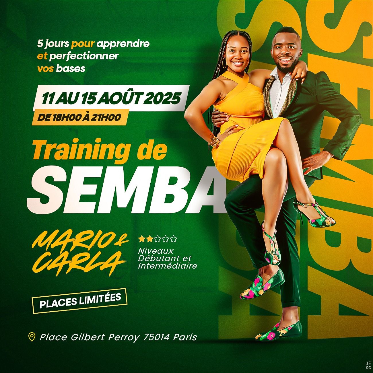 TRAINING DE SEMBA (2ème édition) spécial Août.