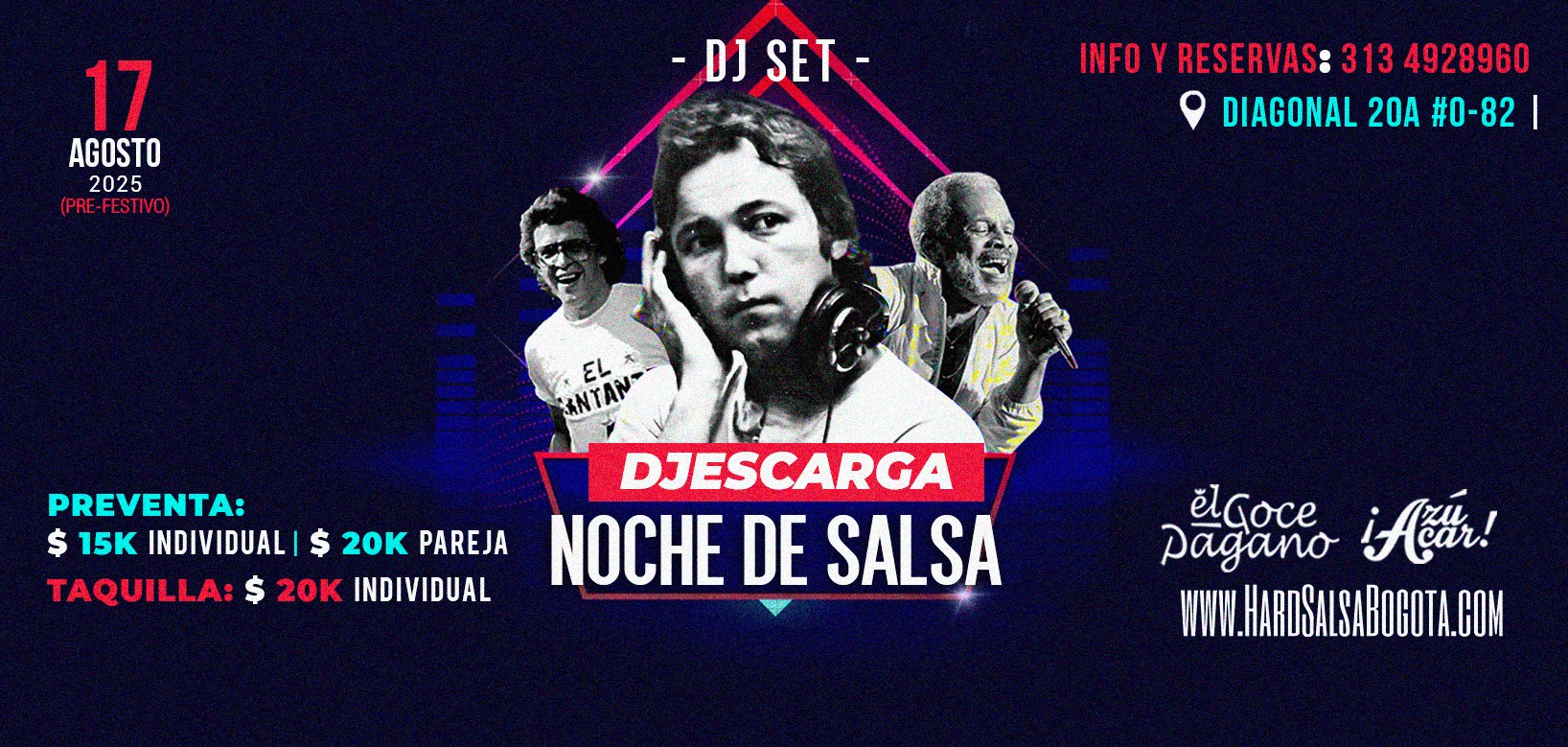 DJESCARGA en el Goce Pagano Bogotá Fiesta Salsera