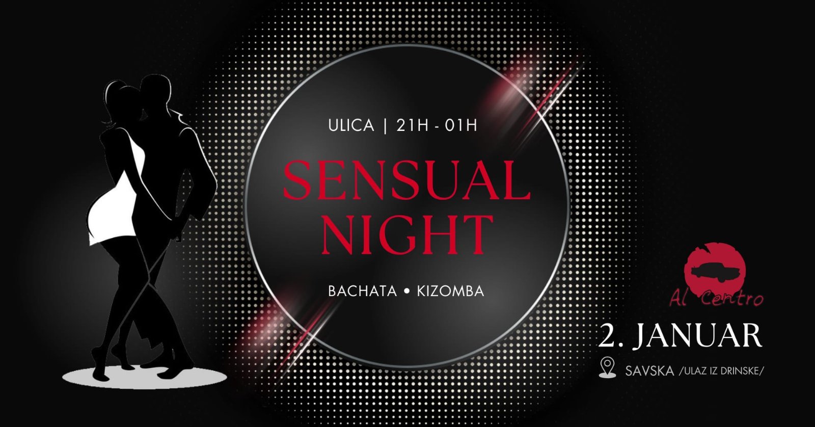 Sensual Dance Night Jan 2 @ Ulica