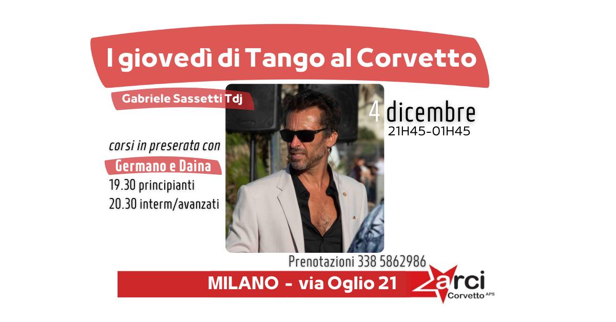 I giovedì di Tango al Corvetto